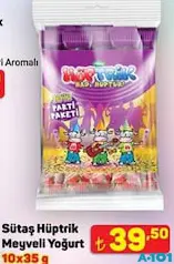 SÜTAŞ HÜPTRİK MEYVELİ YOĞURT 10X35 G